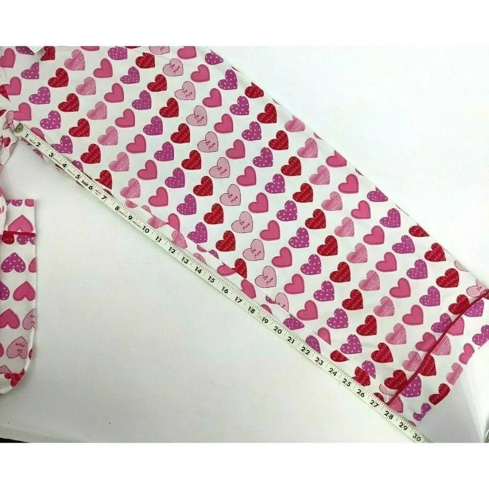 Pajamagram Red Pajamas 2 Piece Set Valentine PJ's Lounge‎ Wear